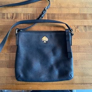 Kate Spade Black Leather Crossbody